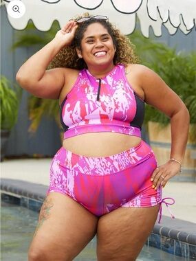 Super Fit Hero Swim Booty Short and Bikini Top